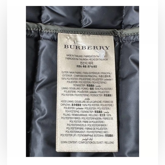 Pre-Loved Burberry Down Vest/Cape - Picture 5 of 6